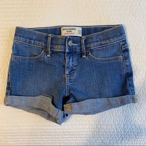 Abercrombie kids denim shorts